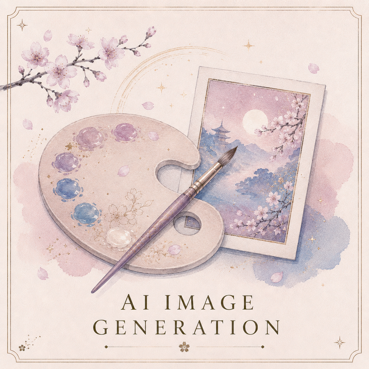 AI image generation work