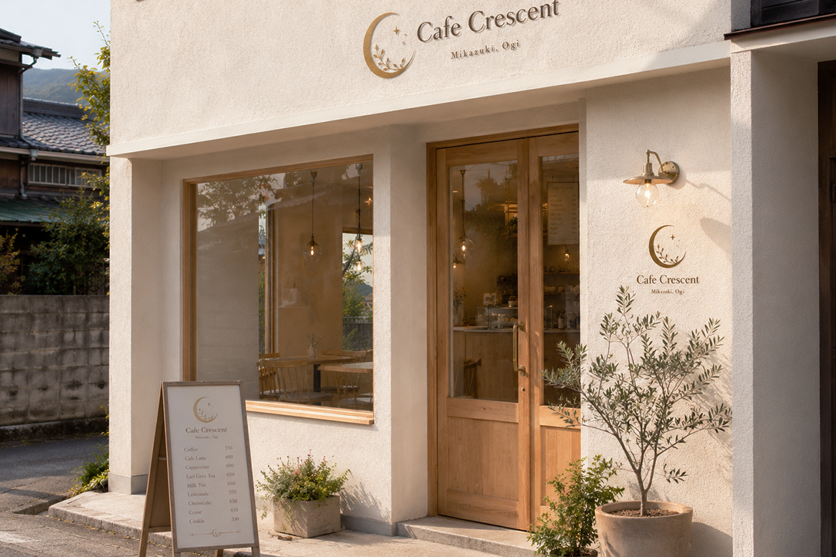 Cafe Crescent 店内コンセプト
