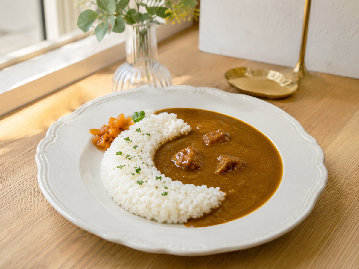 陽だまりの三日月カレー