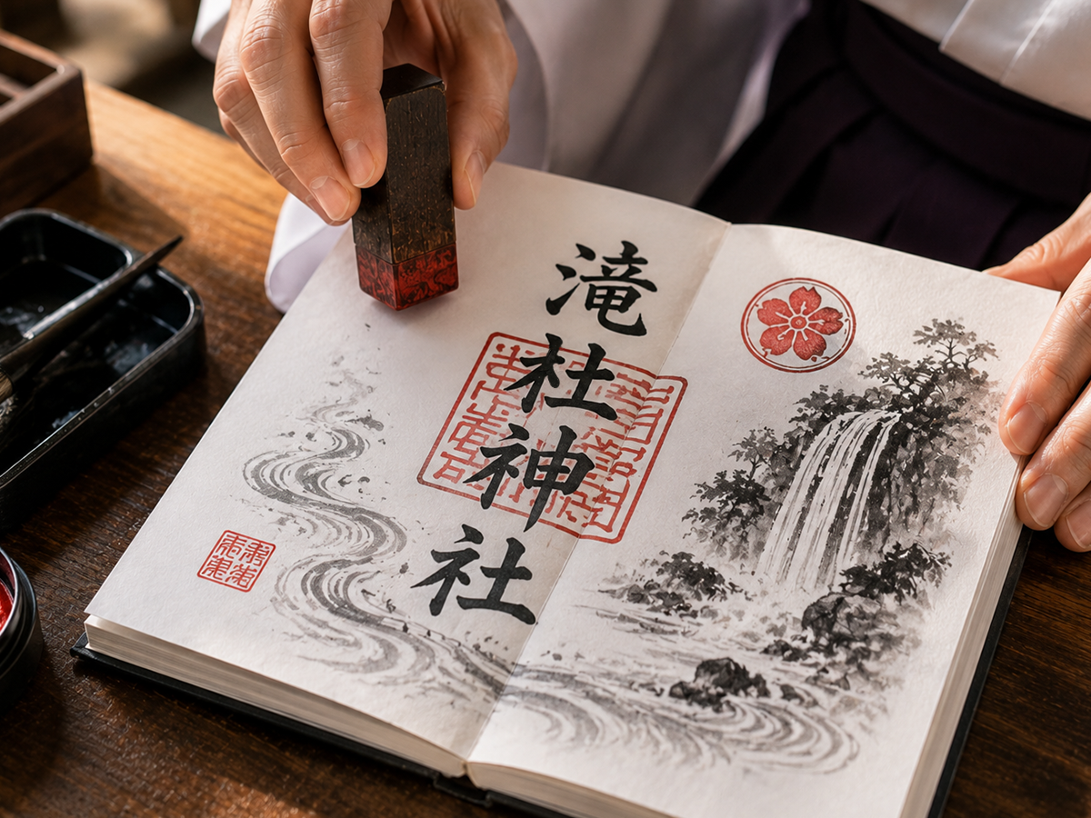 Goshuin calligraphy seal