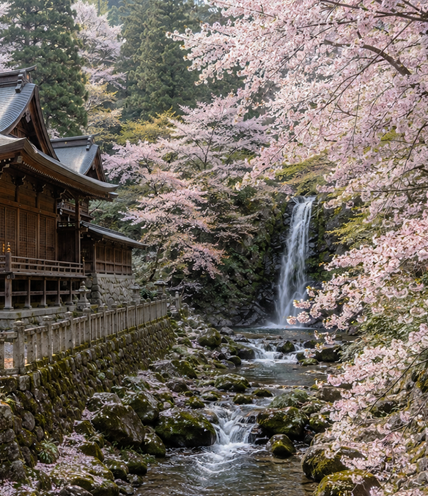 Spring at Takimori Shrine